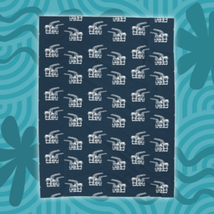 The Dinos Velveteen Plush Blanket