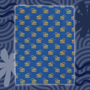 Golden State Dinos Velveteen Plush Blanket