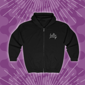 Hella Pinay Unisex Zip-up Hoodie